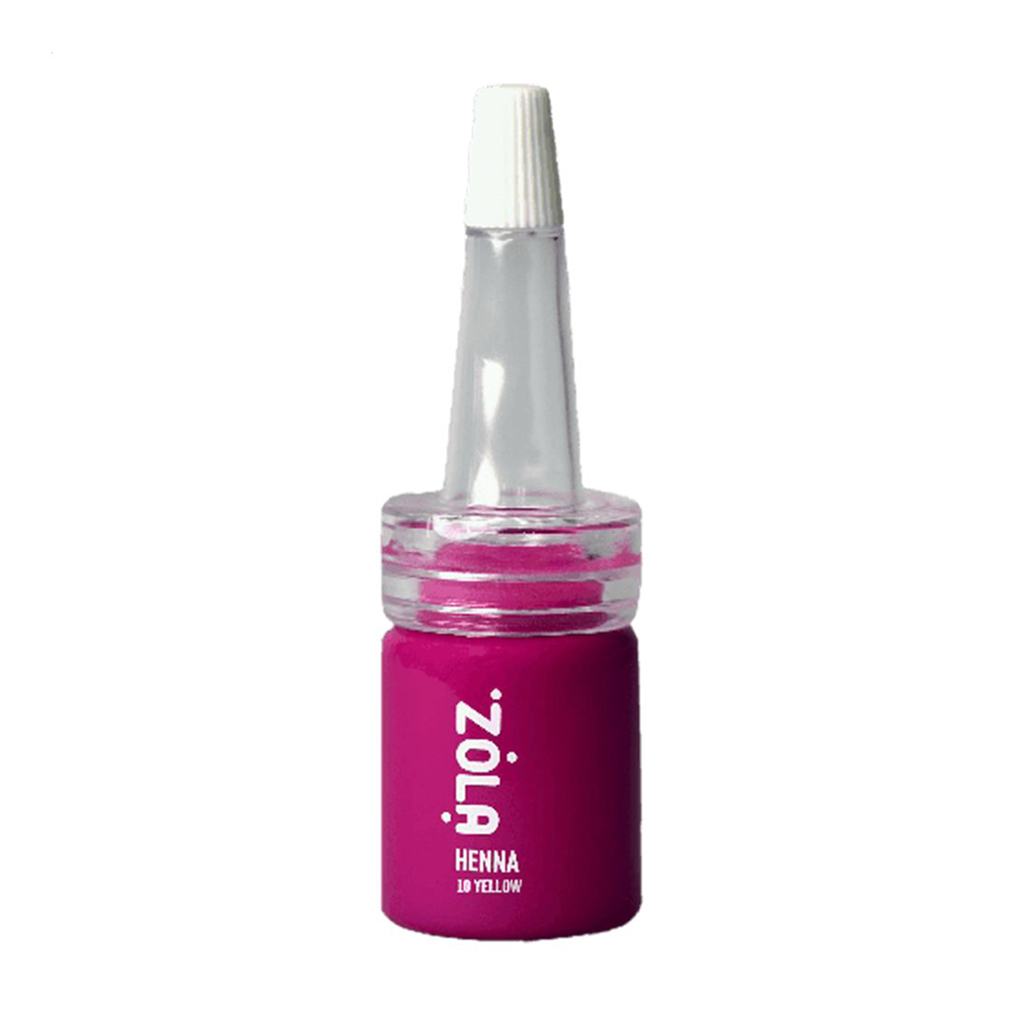 Хна для брів Zola Henna 10 Yellow, 5 г (коректор)